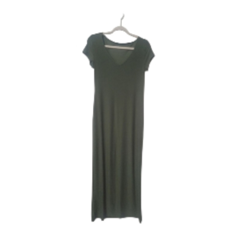 Elegant Army  Green Maxi Dress No Boundries